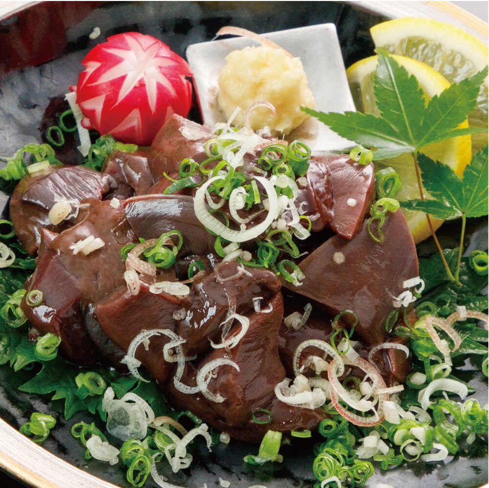 【桜馬】切落レバ―〔1㎏単位〕〔60-230g規格パック(不定貫)〕